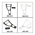 thumbnail image 3 of IRNUDENY LHD Compatible for BMW 3 Series E90 E92 E93 2005-2012 ABS Carbon Fiber/Silver Center Console Gear Shift Frame Panel  Sticker Car Accessories, 3 of 7