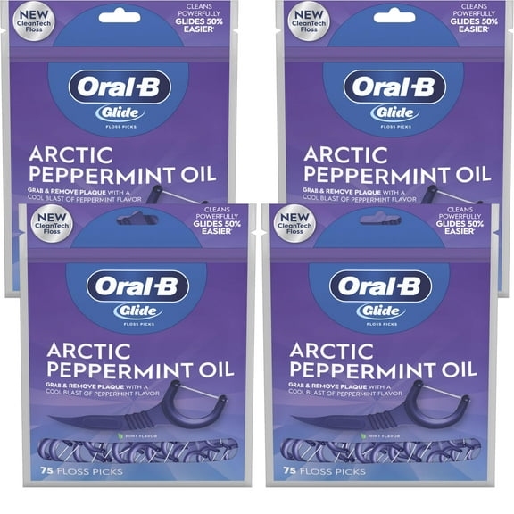 Oral-B Glide 3d White .. Floss Picks Radiant Mint, .. 75 Count (pack of .. 4)