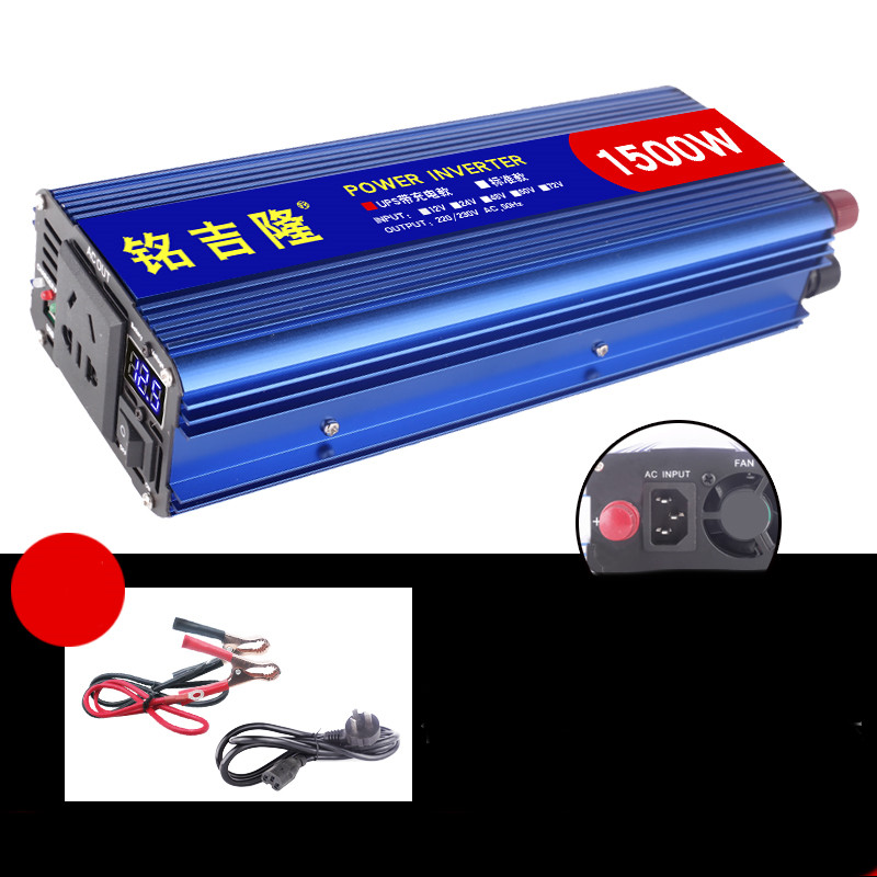 Homeex Charging Inverter 12V24V48V To 220V Car Home Converter 1500W 12V