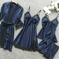 thumbnail image 4 of MesaSe 2024 Pyjamas pour Femmes Ensemble de Pyjama en Soie Satin Ensemble de Pyjama en Soie pour Femmes Haut Cami Robe de Nuit en Dentelle Robe de Nuit Ensemble de Vêtements de Nuit, 4 of 6