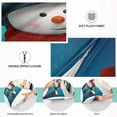 thumbnail image 4 of GZHJMY Snowman Night Zippered Velvet Pillowcases,Super Soft and Cozy Luxury Plush Pillow Case Bed Pillow Pillowcases, 20x30 Inches Home Decor, 4 of 7