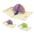thumbnail image 3 of 3d Pop Up Greeting Card Hollow Peacock Design Birthday Anniversary Easter Card, 3 of 5