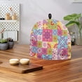 thumbnail image 4 of HELLHERO Teapot Dust Cover for Travel Dust Proof Easy to Clean Keep Warm Tea Cozy Geometric Pattern, 4 of 8