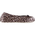 thumbnail image 2 of Women's Isotoner Satin Ballerina Cheetah L M, 2 of 6