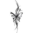 thumbnail image 3 of shiyou-Tattoo Tech, 2 Sheets Large Semi Permanent Tattoo, Adult Art Design Temporary Tattoos, Lasts 1-2 Weeks, Waterproof, Realistic Look, No Adhesive, No Reflection (Streamlined Butterfly Design), 3 of 4