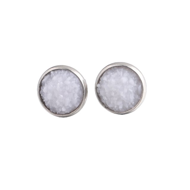 Qarigey 1 par de pendientes de tuerca de acero inoxidable para mujer, regalos para novias y esposas, joyería decorativa, fiesta de celebración de Ropa, zapatos y accesorios Miscelánea Tipo 13 Qarigey AP011021-13
