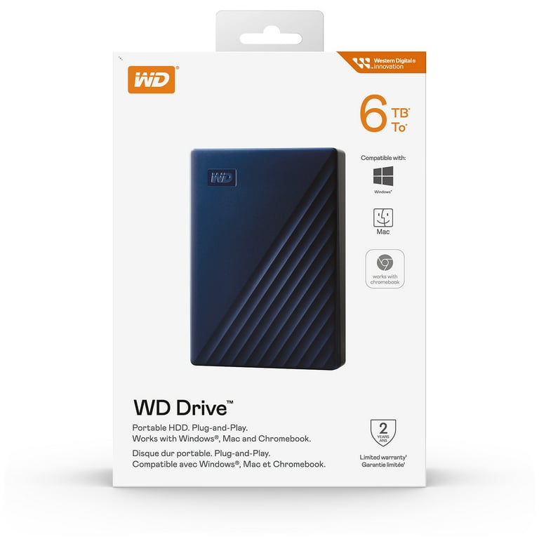 6TB WD Drive™ Portable Hard Drive - Walmart.com