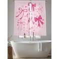 thumbnail image 5 of Valentine's Day Sheer Curtains 72 Inch Length 2 Panels Set, Pink Bows Romantic Love Heart Voile Window Treatment Rod Pocket Curtains Sheers Drapes for Bedroom/Living Room/Kitchen 52"x72"x2, 5 of 7