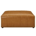 thumbnail image 4 of Modway Bartlett Modern Upholstered Faux Leather Ottoman in Tan, 4 of 7