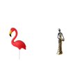 thumbnail image 1 of Adorno De Jardín De Hadas Con Forma De Flamenco, Inspirado En La Figura De Una Mujer Tribal Africana, Ideal Para La Decoración Navideña De Primavera Del Hogar Y Los Accesorios Del Jardín., 1 of 8