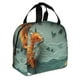 thumbnail image 2 of Easygdp Paper Fox Crow Fantasy Bolsa Térmica Premium - Tela Oxford Impermeable, Gran Capacidad, Bolsillo Frontal, Unisex para Trabajo, Escuela, Actividades al Aire Libre y Picnics, 2 of 7
