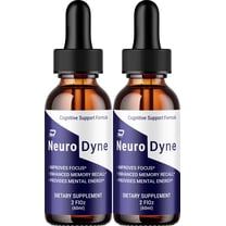 Neurodyne Liquid Drops – Neuro Dyne Natural Blend Healthy Organic Support, 2 Pack, 2 Month Supply