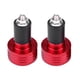 thumbnail image 1 of Par de extremos de manillar de motocicleta de aluminio Universal de 22mm, enchufe de equilibrio de peso, Rojo Jadeshay A, 1 of 8