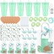 thumbnail image 1 of Premios baby shower juegos vasos plástico bolígrafo posavasos forma corazón mini cepillo polvo espejo bolsas regalo bodas novias, 1 of 7