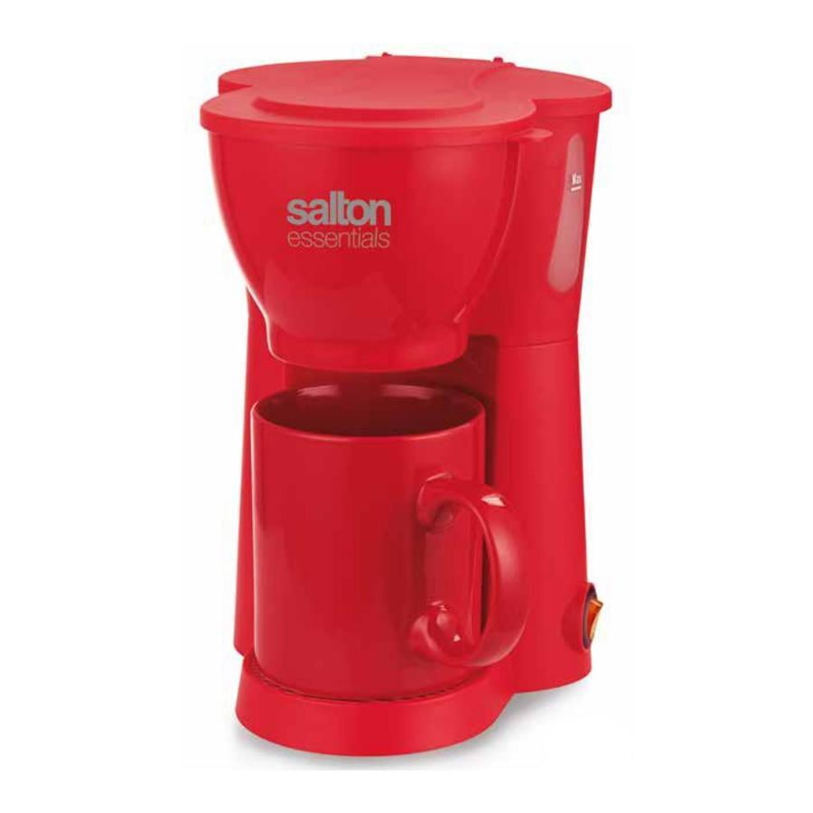 Salton Essentials Coffee Maker Compact 1 Cup Red Walmart Canada