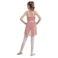 thumbnail image 2 of YEAHDOR Girls Chiffon Lyrical Modern Dance Dress Sparkle Sequin Ballet Leotard Dancewear Costume Nude 10, 2 of 7