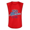 thumbnail image 3 of 250 Anniversary Usa Shirts Men Patriotic Independence Day Shirt Sleeveless Graphic Usa Flag T Shirts Crew Neck Big and Tall We the People Tank Tops Red M, 3 of 3