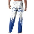 thumbnail image 4 of Hearthz Men Christmas Pajama Pants Drawstring Elastic Waist Mens Lounge Pants Lightweight Funny Print Wide Leg Mens Pj Bottoms, 4 of 5