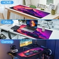 thumbnail image 5 of Race Car XXL Extended Mouse Pad Purple Non-Slip Rubber Desk Pads Large Japanese Gaming Office Stitched Edges Mouse Mat Big Waterproof Desktop Long Mousepad(Size:31.5x11.8in), 5 of 6