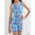 thumbnail image 6 of Charmo Girls One Piece Swimsuit Boyleg Athletic Bathing Suit Training Swimwear Size 8-16, 6 of 9