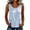 Light Blue#womens crew striped split button tank, variant on Womens Summer Tank Tops Striped Sleeveless Crew Neck Shirts Dressy Casual Slim Fit Split Button Decor Tunic Top Blouses Black,XXXL
