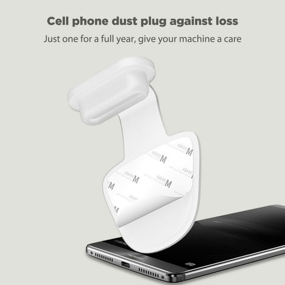 Peggybuy Silicone Phone Charging Port Dust Plug for iPhone Anti-lost Dustproof Cap Cover