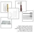 thumbnail image 4 of 34 Unids/Set Cuero Artesanía Perforar Leathercraft Costura Talla Herramientas Con Diy Hecho A Mano de Costura Groover herramienta de estampado Spptty Artículos de cuero, 4 of 8