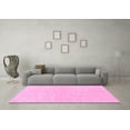 thumbnail image 3 of Ahgly Company Indoor Rectangle Solid Pink Modern Area Rugs, 2' x 4', 3 of 4