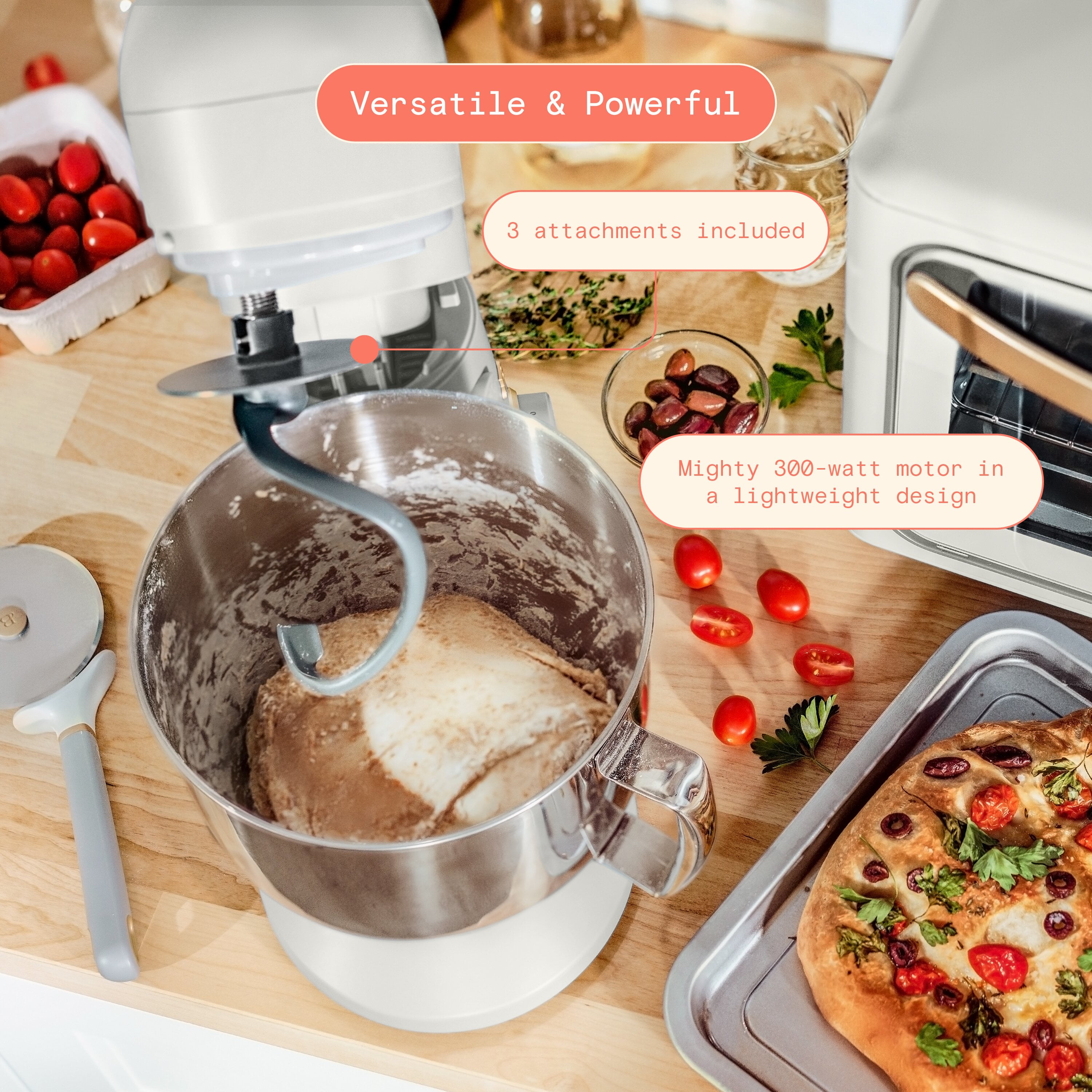 Beautiful 5.3-Quart Tilt-Head Stand Mixer by Drew Barrymore, 5.3Qt Tilt-Head Stand Mixer