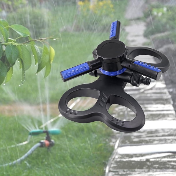 Aspersores de agua para jardín, patrones de riego giratorios de 360 degree, herramientas de riego, limpieza de lavadora, boquilla de agua para trabajo pesa shamjiam Rociador de boquilla