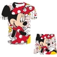 thumbnail image 1 of 2023, conjuntos de Mickey Mouse, ropa para niñas, trajes casuales de dibujos animados, camisetas de moda de Disney, pantalones cortos, trajes de disfraces 1-14 Yrs7T Gao Jinjia LED, 1 of 2