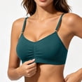 thumbnail image 2 of Byworldtasic Seamless Push up Bras for Women Sewn in Padded Wireless Bra Supportive Back Smoothing Bralette T-Shirt Bra, 2 of 6