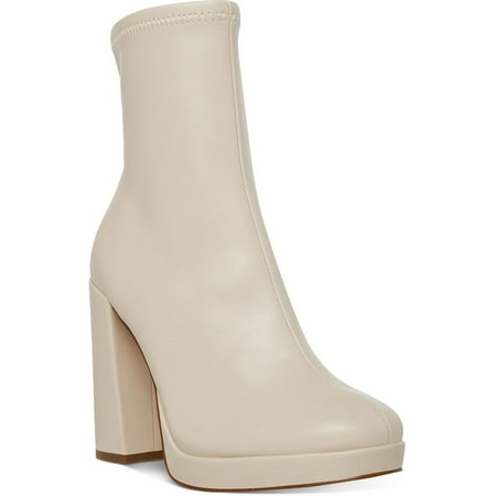 

Steve Madden Womens Macayla Faux Leather Embossed Ankle Boots