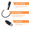 thumbnail image 3 of EeaseCA 2 Pcs Lampes de Lecture USB LED Col de Cygne Lampe Dimmable Interrupteur Tactile Veilleuse (Couleur Assortie), 3 of 7