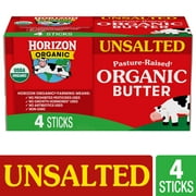 Horizon Organic Unsalted Butter Sticks, 16 oz, 4 Sticks