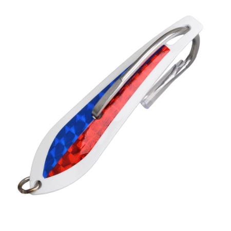 Wofarmy 95/110Mm Single Jig Hook Big Spoon Fishing Lure Offshore Trolling for Mackerel C 4 4.25#