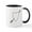 White/Black Inside, variant on CafePress - Arrow Heart Mugs - 11 oz Ceramic Mug - Novelty Coffee Tea Cup