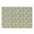 thumbnail image 1 of Shabby Flora Cutting Board, Flower Inspired Vector Illustration of Roses with Leaves Art Print, Decorative Tempered Glass Cutting and Serving Board, Small Size, Coral and Olive Green, by Ambesonne, 1 of 1