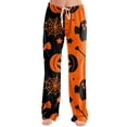 thumbnail image 3 of Satingcolo Womens Halloween Pajamas Pants Ladies Pumpkins Ghost Pajama Cute Soft Long Bottoms Women Pjs Pj Jammies, 3 of 5