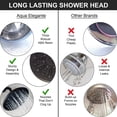 thumbnail image 2 of Rain Shower Head And Arm - 9 Inch Large Luxury Rainfall Showerhead For High Flow Overhead Showers With 12 Inch Stainless Steel Shower Arm And Flange, 2.5 GPM - Oil-Rubbed Bronze, 2 of 6