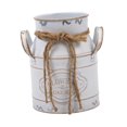 thumbnail image 3 of Colaxi Farmhouse Flower Planter Milk Jug Planter Rustic Sturdy Flower Bucket Bucket Container for Porches Patios Room White, 3 of 8
