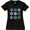 Black, variant on Inktastic Winter Snowflakes Women's Plus Size V-Neck T-Shirt