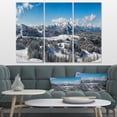 thumbnail image 1 of Austrian Alps Winter Panorama - Landscape Canvas Art Print, 1 of 3