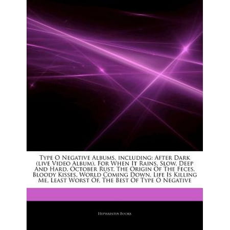 Articles on Type O Negative Albums, Including: After Dark (Live Video Album), for When It Rains, Slow, Deep and Hard, October Rust, the Origin of the