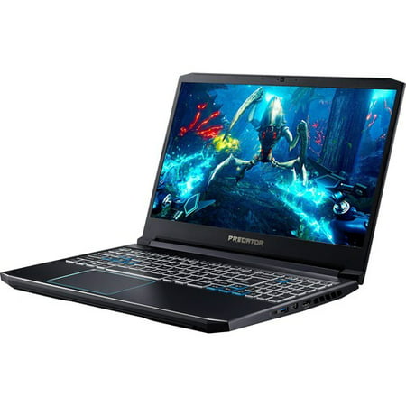 Acer Predator Helios 300 PH315-52-72RG 15.6" Gaming Notebook - 1920 x 1080 - Core i7 i7-9750H - 16 GB RAM - 512 GB SSD - Black - Windows 10 Home 64-bit - NVIDIA GeForce GTX 1660Ti with 6 GB - In-