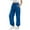 Blue-1, variant on Jogger Pants for Women High Waist Drawstring Solid Color Cuffed Pants Loose Elastic Waist Casual Sports Pants