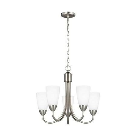 

9.5W Five Light Chandelier-Brushed Nickel Finish-Led Lamping Type Bailey Street Home 73-Bel-2755005