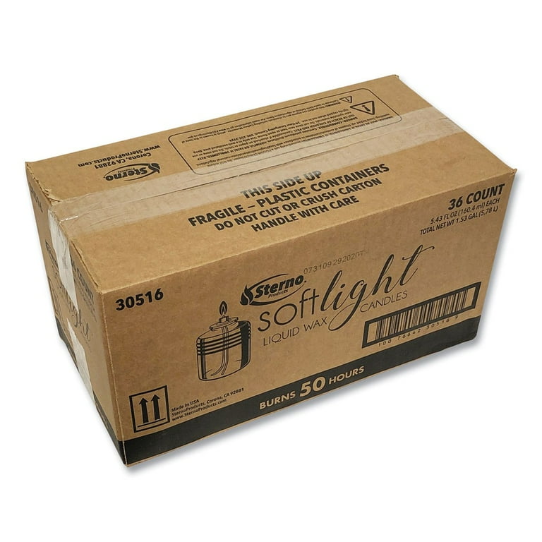 Soft Light Liquid Wax, 50 Hour Burn, 126 g, Clear, 36/Carton Soft Light Liquid Wax, 50 Hour Burn, 126 g, Clear, 36/Carton