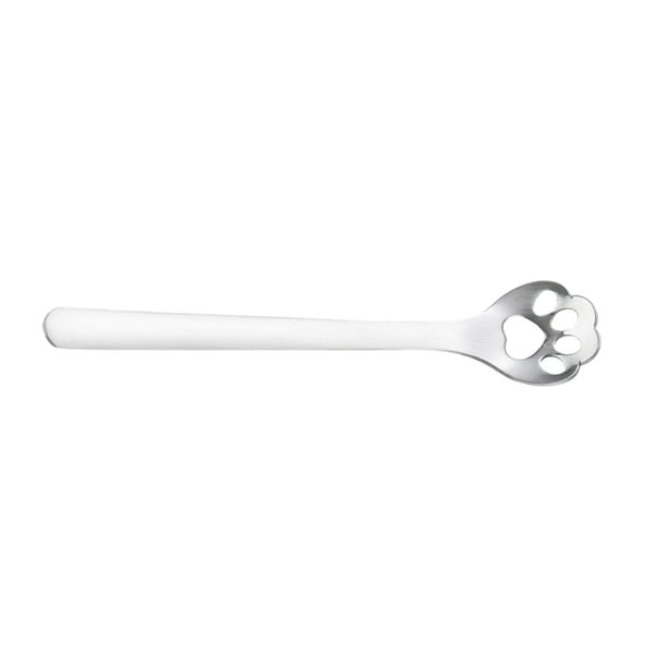 Bewildely Cuchara de té premium para té y helado adecuada para bares y cafeterías Cuchara de acero inoxidable Cuchara de azúcar para té Uña Type3 NO3