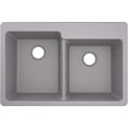 thumbnail image 6 of Moen GGR3024B Granite Series 33" Undermount Double Basin Granite Kitchen Sink - Grey, 6 of 8